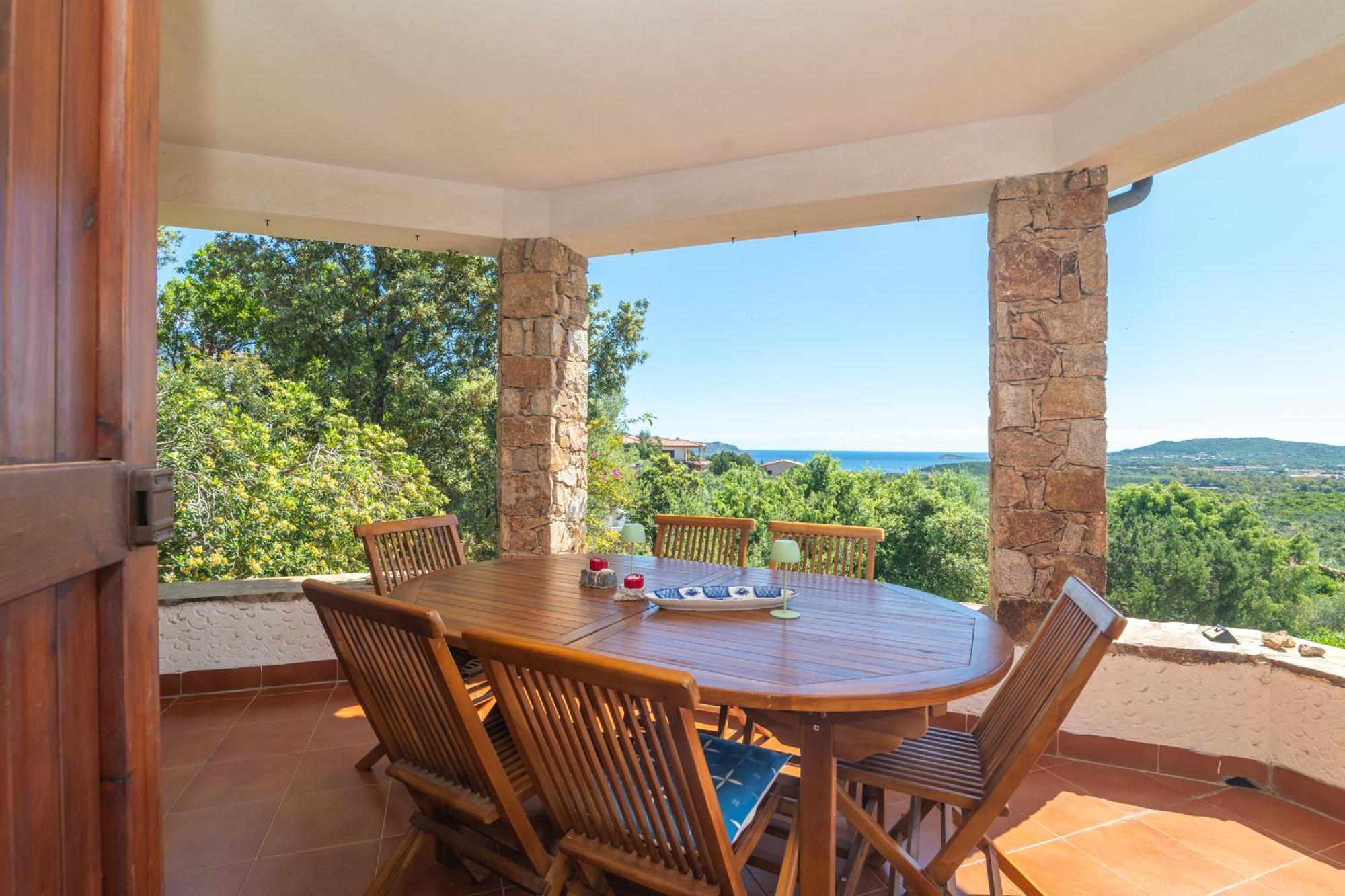 Villa Vista Mare Cala Ginepro Punta Molara Eksteriør billede
