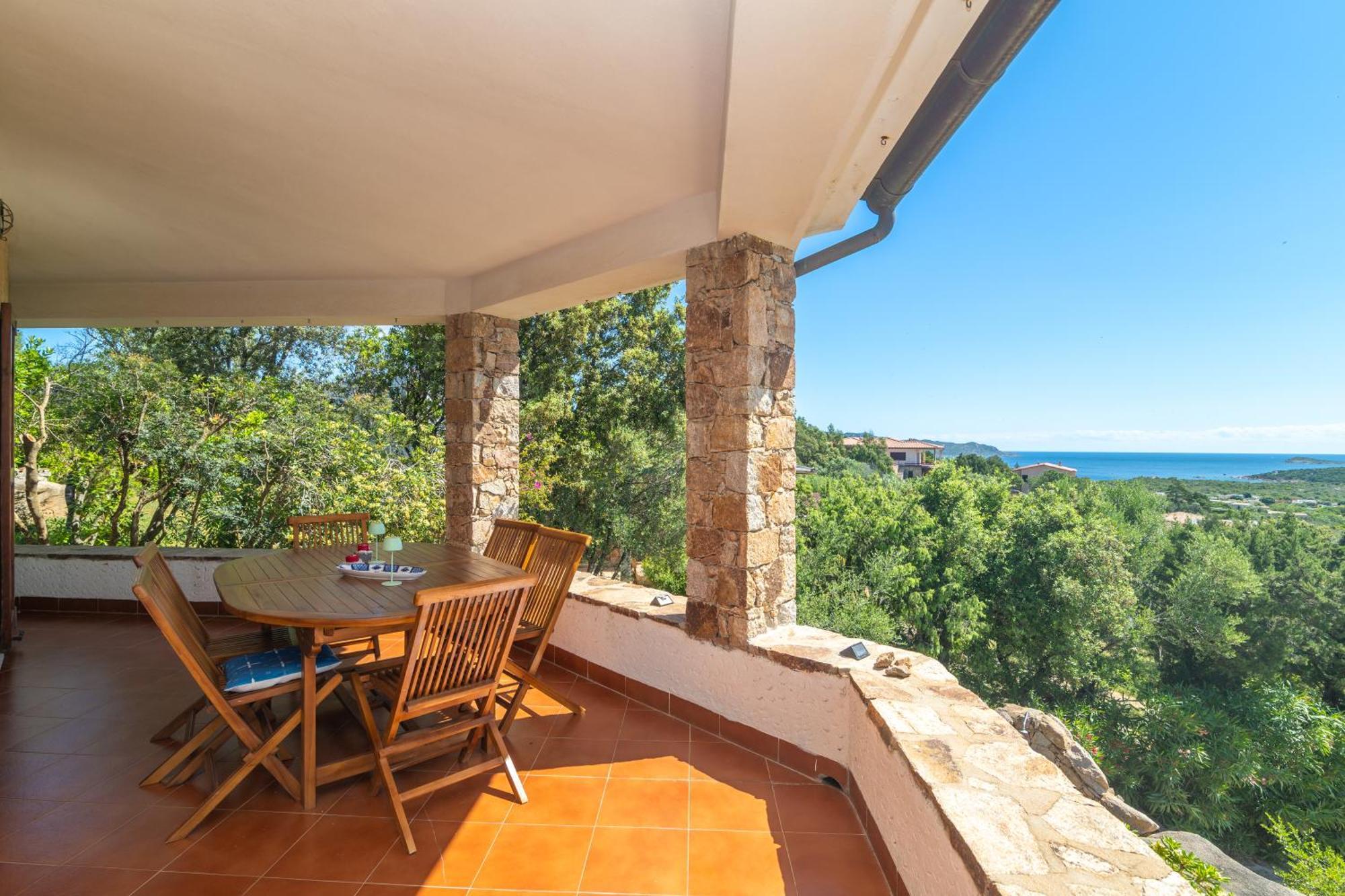 Villa Vista Mare Cala Ginepro Punta Molara Eksteriør billede